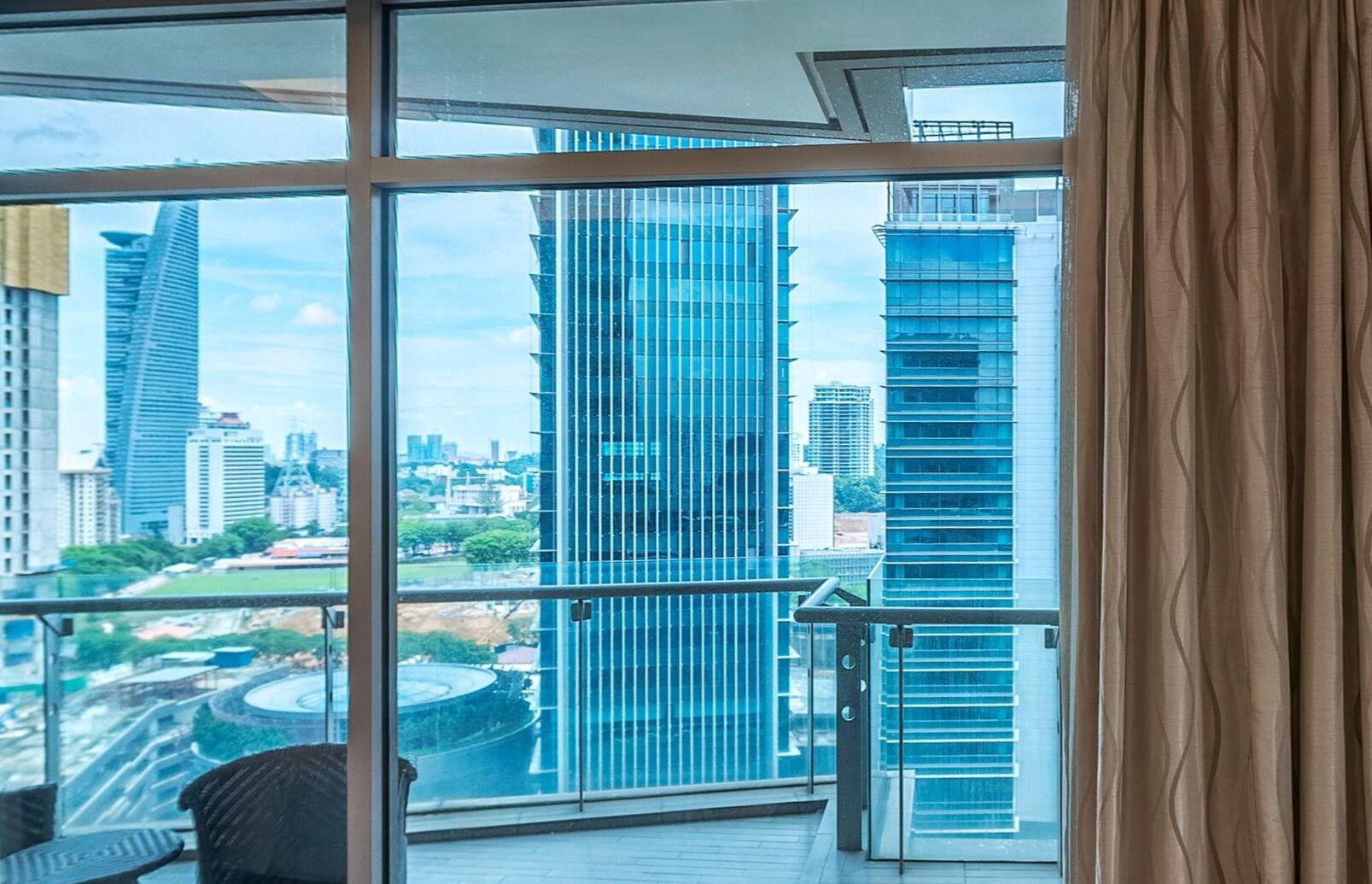 St Giles Gardens Hotel קואלה לומפור מראה חיצוני תמונה View from a room at the hotel